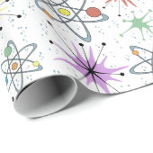 レトロ原子 ラッピングペーパー (ロールコーナー)