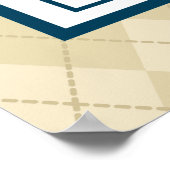 レトロ取得ガスディーナーガスステーションサインアート ポスター (角)