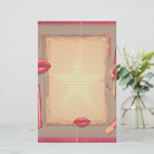 レトロ口紅 (スタンド正面)