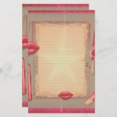 レトロ口紅 (正面/裏面)