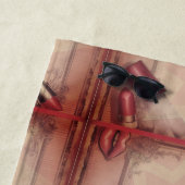 レトロ口紅 ビーチタオル (インサイチュ)