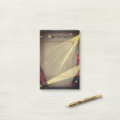 レトロ口紅 ポストイット (デスク上)