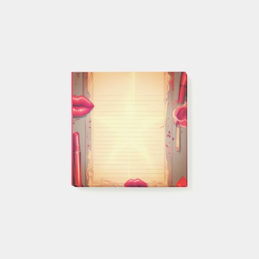 レトロ口紅 ポストイット (正面)