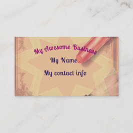 レトロ口紅 名刺