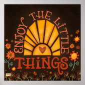 レトロ可愛楽しむい小さなものインスピレーション ポスター (正面)