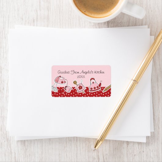 レトロ台所食品ラベル ラベル (インサイチュ)