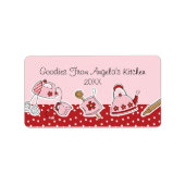 レトロ台所食品ラベル ラベル (正面)