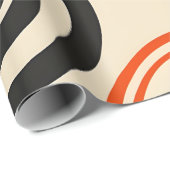 レトロ同心円 ラッピングペーパー (ロールコーナー)