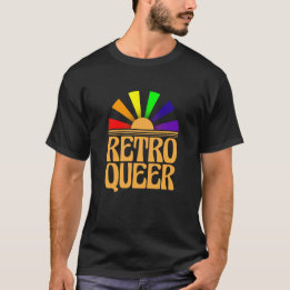 レトロ同性愛者(LGBTQゲイレズビアントランスジェンダー) Tシャツ