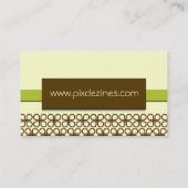 レトロ名刺ダークチョコレート 名刺 (裏面)