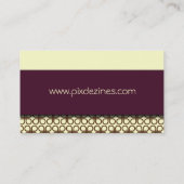 レトロ名刺チョコレートマーロット 名刺 (裏面)