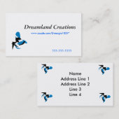 レトロ名刺テンプレート 名刺 (正面/裏面)