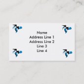 レトロ名刺テンプレート 名刺 (裏面)