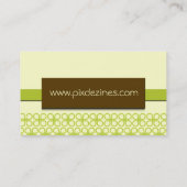 レトロ名刺マーケティングコンサルタント 名刺 (裏面)