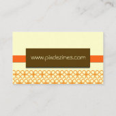 レトロ名刺マーケティングコンサルタント 名刺 (裏面)