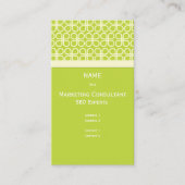 レトロ名刺(デザイナ/デザイナカラー用)。.. 名刺 (正面)