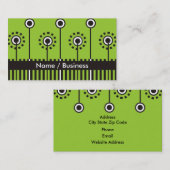 レトロ名刺。 名刺 (正面/裏面)