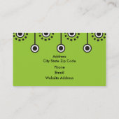 レトロ名刺。 名刺 (裏面)