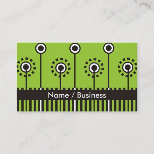 レトロ名刺。 名刺 (正面)