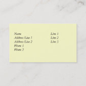 レトロ名刺 名刺 (裏面)