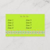 レトロ名刺 名刺 (裏面)