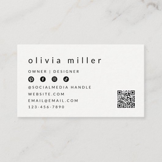 レトロ名刺 名刺 (正面)