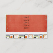 レトロ名刺 名刺 (裏面)