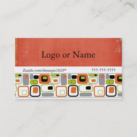 レトロ名刺 名刺 (正面)