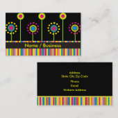 レトロ名刺。 名刺 (正面/裏面)