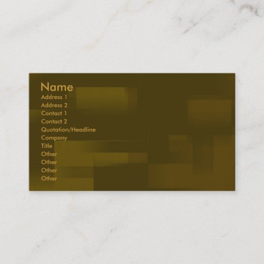 レトロ名刺 名刺 (正面)