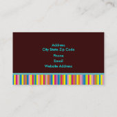 レトロ名刺。 名刺 (裏面)