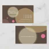 レトロ名刺：：大ドット1L 名刺 (正面/裏面)