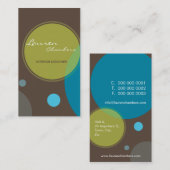 レトロ名刺：：大ドット1P 名刺 (正面/裏面)