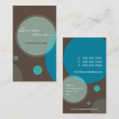 レトロ名刺：：大ドット5P 名刺 (正面/裏面)