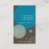 レトロ名刺：：大ドット5P 名刺 (裏面)