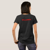 レトロ名日付区分バッチ懇親会 Tシャツ (裏面フル)