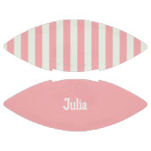 レトロ名門私立校風のスポストライプートウェア製品 – ピンククリーム アメリカンフットボール (パネル)