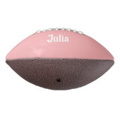 レトロ名門私立校風のスポストライプートウェア製品 – ピンククリーム アメリカンフットボール (回転270)