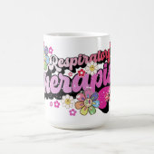 レトロ呼吸セラピスト コーヒーマグカップ (中央)