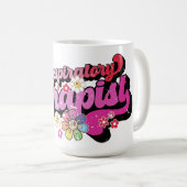 レトロ呼吸セラピスト コーヒーマグカップ (正面右)