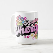 レトロ呼吸セラピスト コーヒーマグカップ (正面左)