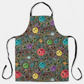 レトロ和平標識 エプロン (正面)