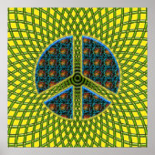 レトロ和平標識 ポスター (正面)