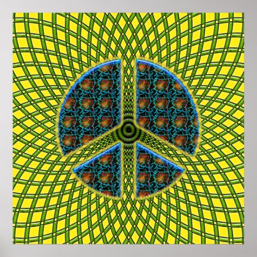 レトロ和平標識 ポスター (正面)