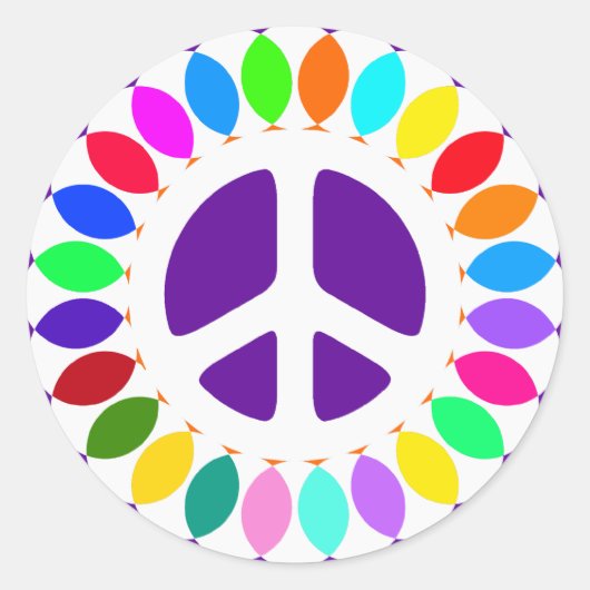 レトロ和平標識 ラウンドシール (正面)