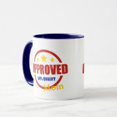 レトロ品質承認済みママ マグカップ (正面左)