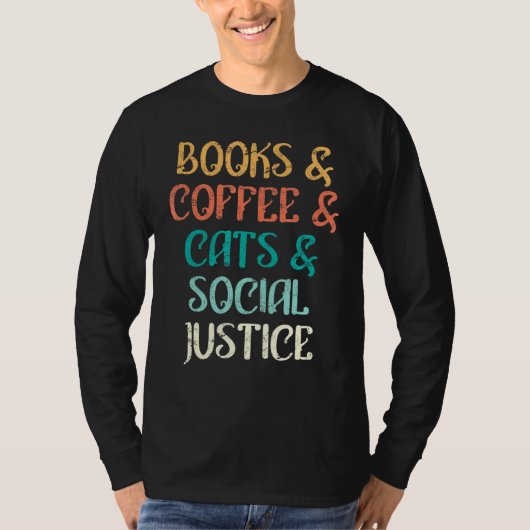 レトロ喫茶猫キャットオーナーズブック Tシャツ (正面)