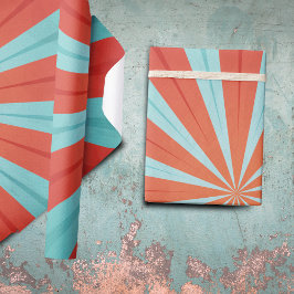 レトロ回路パターン ラッピングペーパー