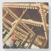 レトロ回転木馬ルースター ストーンコースター (正面)