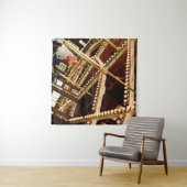 レトロ回転木馬ルースター タペストリー (インサイチュ(横))